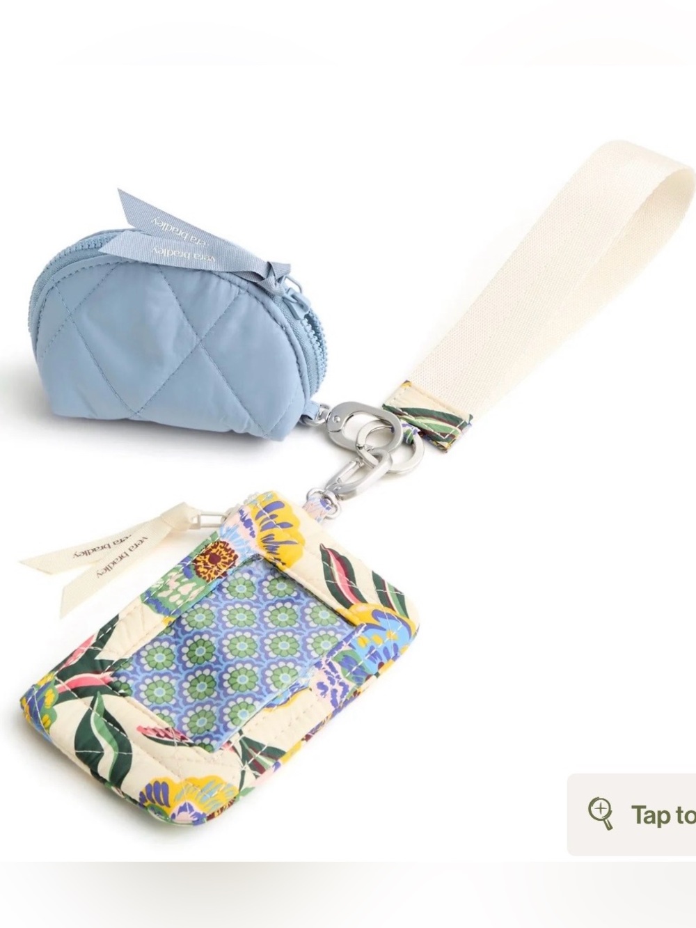 Vera Bradley Dual Pouch Wide Wristlet
Gardenia Garden in Featherweight